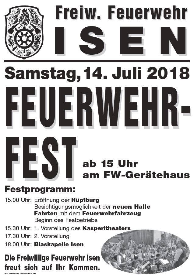 Feuerwehrfest Isen